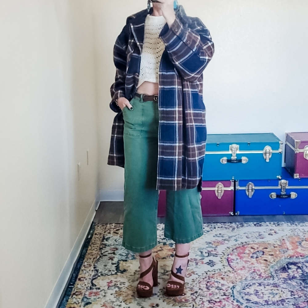 Basin + Range  Plaid Shirt Jacket Shacket